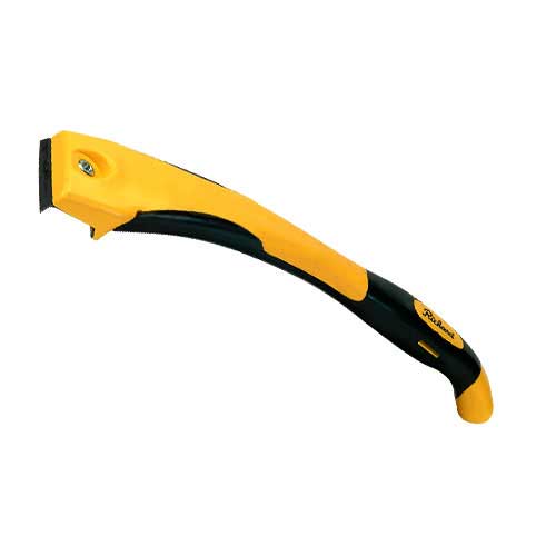 Richard 2 -Sided Paint Scraper - Yellow and Black - 2 1/2-in W - High-Carbon Steel - 14-in L Ergo-Grip Handle