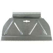 Richard CS-Pro V-Notch Adhesive Spreader - Cold-Rolled Steel - Satin Finished - 9-in W x 1/16-in
