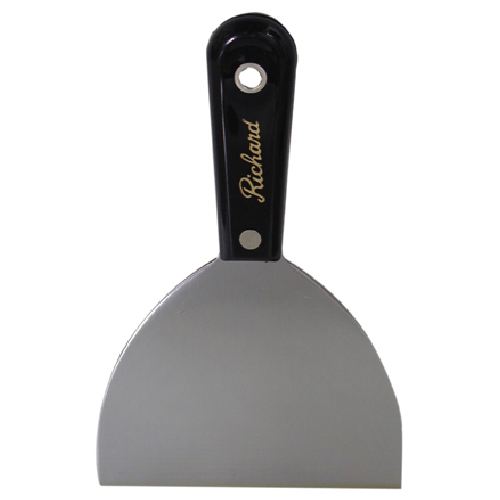 Richard Pro Flexible Taping Knife - High-Carbon Steel Blade - Black Polypropylene Handle - 5-in W