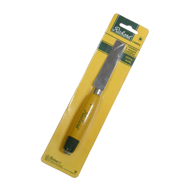 Richard Multipurpose Industrial Knife - Steel - Square Tip - Yellow