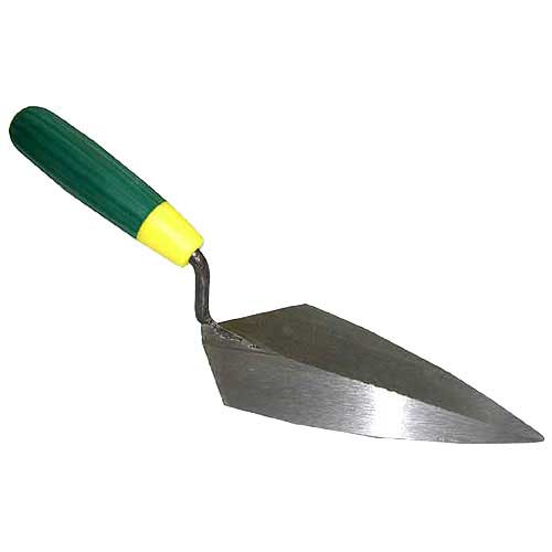 Richard Pointing Trowel - Carbon Steel - 7-in L - Green Rubberized Handle