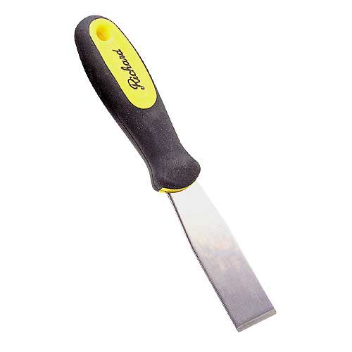 Richard Chisel Edge Putty Knife - Carbon Steel Blade - Ergo-Grip Handle - 1 1/4-in W