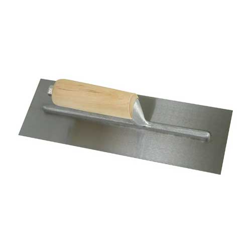 Richard Cement Finishing Trowel - High Carbon Spring Steel - 4-in W x 12-in L - Hardwood Handle