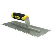 Richard Glue Trowel - Steel Blade - Square Notch - 4-in W x 11-in L