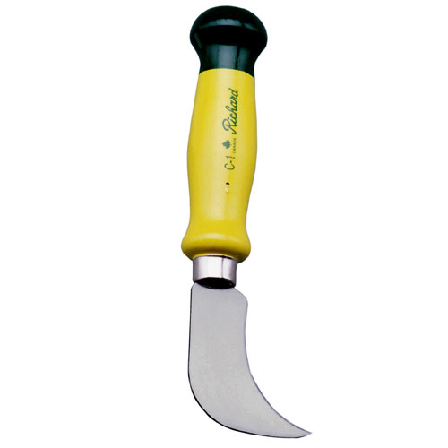 RICHARD Chrome Vanadium Steel Flooring Knife Long Point C1 RONA