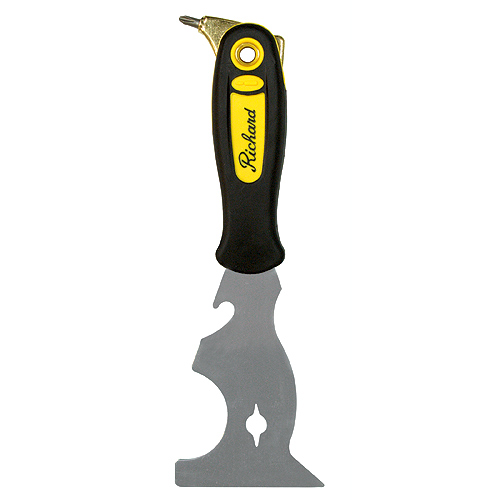 Richard 11-in-1 Combination Tool - With Screw Bit - 2 3/8-in W High Carbon Steel Blade - 10-in L Ergo-Grip Handle