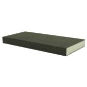 Richard 4-Sided Drywall Sanding Sponge - Fine Grit - Black - 8 3/4-in L x 3 7/8-in W x 3/4-in H