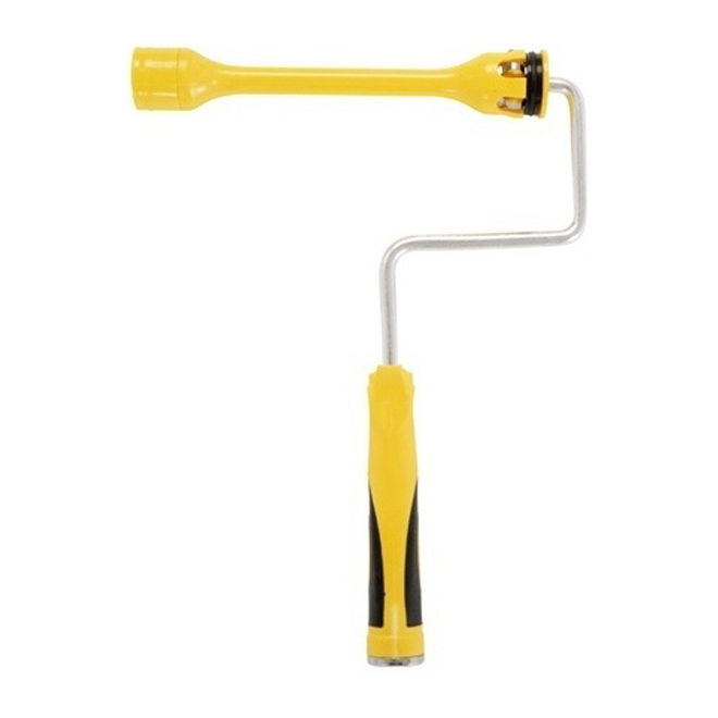 Richard Aluminum Cage Frame - Ergonomic Soft Grip Handle - Yellow and Black - 9 29/64-in L