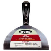 Hyde Black & Silver Flexible Taping Knife - Carbon Steel Blade - Nylon Handle - 8-in W