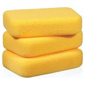 Richard Professional 8-in L x 5-in W x 2-in T Yellow Foam Rubber Grouting Sponges - 3 Per Pack