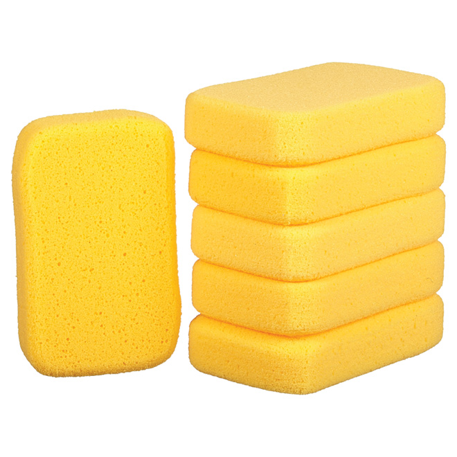 Richard Grouting Sponge - Foam Rubber - 6 Per Pack - 8-in L x 5-in W x 2-in  T