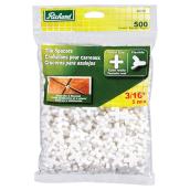 Richard Flexible Tile Spacers - White - Plastic - 500 Per Pack - 3/16-in W