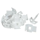 Richard 1/16-in Plastic Tile Levelling Clips - White - For Tiles Between 3/16-in and 7/16-in T - 96 Per Pack