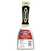 Hyde Pro Project Flexible Putty Knife - Carbon Steel Blade - Rubber Handle - 3-in W