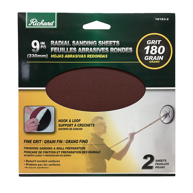 Lot De 100 Disques Abrasifs Ø125 Mm – Grain P240 – 8 Trous – Velcro – Pour Ponceuse Excentrique