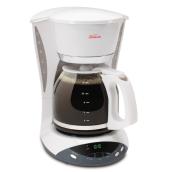 Cafétière programmable, blanc, 12 tasses