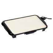 Griddle with Warming Tray - DuraCeramic - Black/White