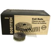 Framing Nails - 15° Coil - Galvanized - Spiral - 2 1/4