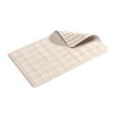 Tapis de bain en caoutchouc, blanc, 14x22 1/2