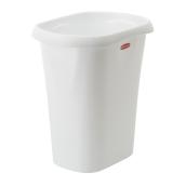 Basic Open Wastebasket - 11.36 L - White