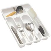 5-Compartments Cutlery Tray - White
