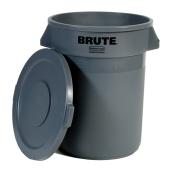Garbage can with domed - 121L