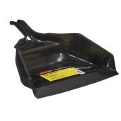 Rubbermaid Sturdy Commercial Dustpan - Black - Plastic - 16-in W