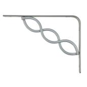 Support d'étagère Rubbermaid celtique nickel satiné