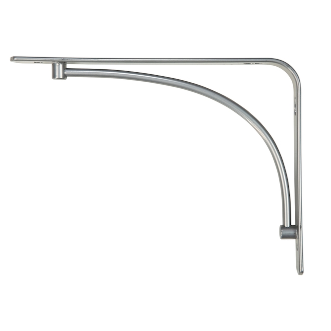 Rubbermaid Arch Shelf Bracket Nickel