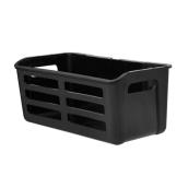 Rubbermaid Fasttrack Garage 1-Piece Black Plastic Utility Bin