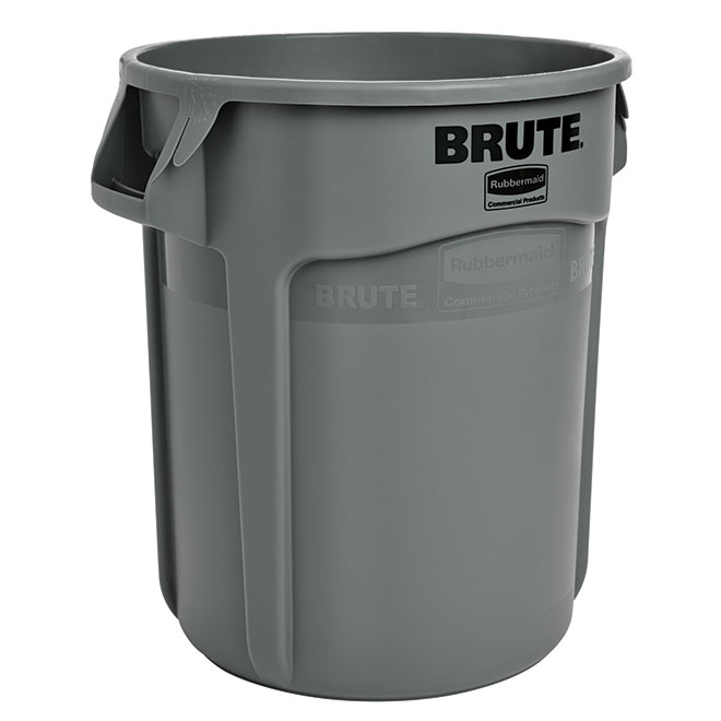 Brute Commercial Quality Gargage Bin - 20-US Gallons Capacity - Lid Included