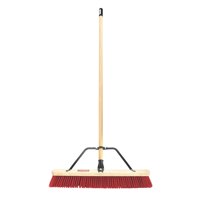 Rubbermaid Red 24-in Broom - Interior or Exterior