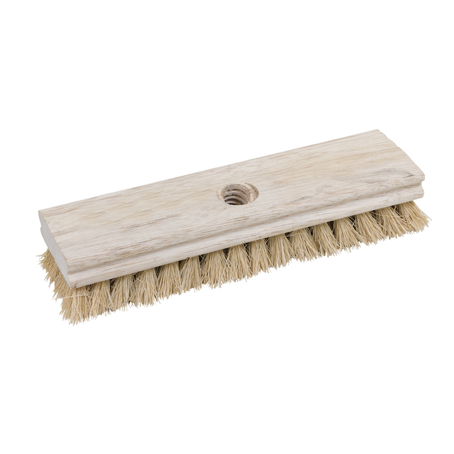 Quickie Acid-Resistant Scrub Brush with Wood Handle