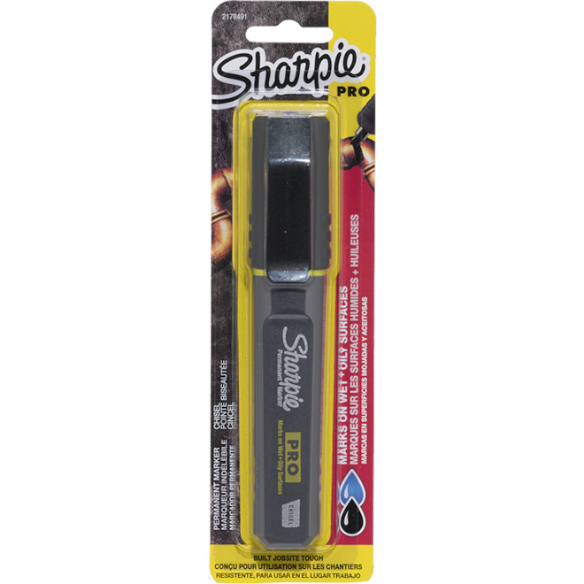 Sharpie Pro Black Medium Chisel Permanent Marker