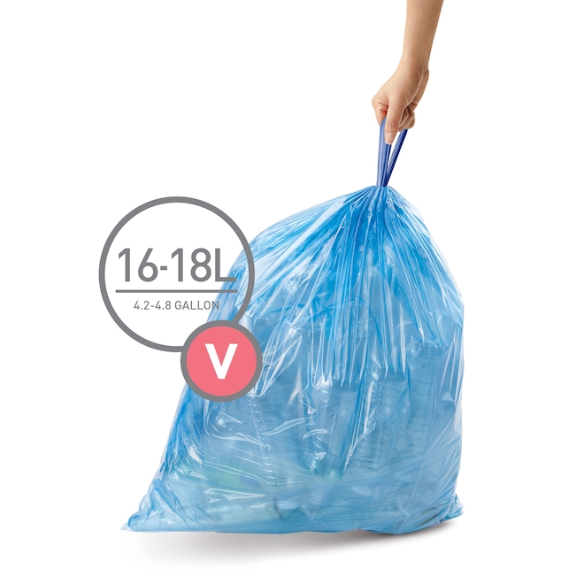 Sacs poubelle en plastique Moxie pour extérieur de 24 gallons