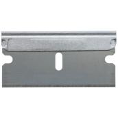 Lame de rechange en acier dur Stanly, pour grattoirs 28-100 et 28-500 Stanley, 1 1/2 po l., paquet de 10