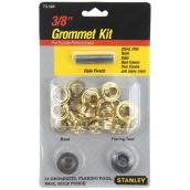 Stanley Grommet Kit - 24 per Pack - Brass Finish - 3/8-in