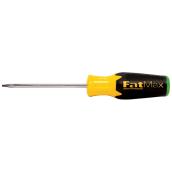Stanley Fatmax Robertson Screwdriver - Magnetic Tip - Yellow and Black - #1 dia x 4-in L Shank