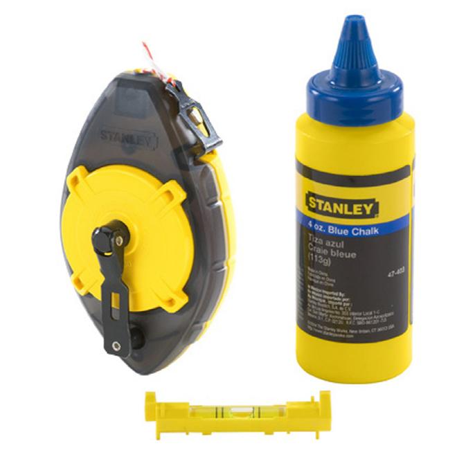 Stanley PowerWinder 3-Piece Chalk Line Set