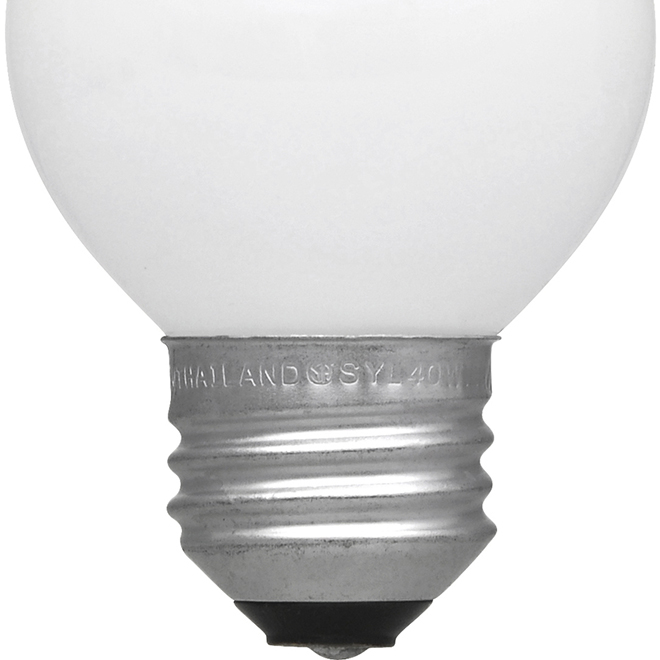 Sylvania Dimmable Frosted Decorative Incandescent Light Bulb - 25-W - 280-lm - Soft White - 2 Per Pack
