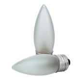 Ampoule décorative givrée Sylvania, blanc doux, culot moyen B10-E26, 40 W, paquet de 2