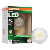 Ampoule DEL G25, intensité variable 4 W, ambre