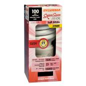 Ampoule fluorescente compacte 23 W, GU24, équivalent 100 W