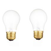 Ampoule incandescent A15 pour garage, 60 W, paquet de 2
