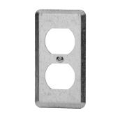 Galvanized Steel Double Outlet Box Cover