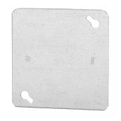 Galvaized Steel 4" Square Flat Blank Cover