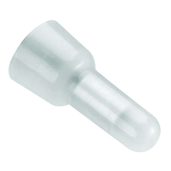 Closed End Connectors 22 18 AWG Nylon Clear 9 Pack