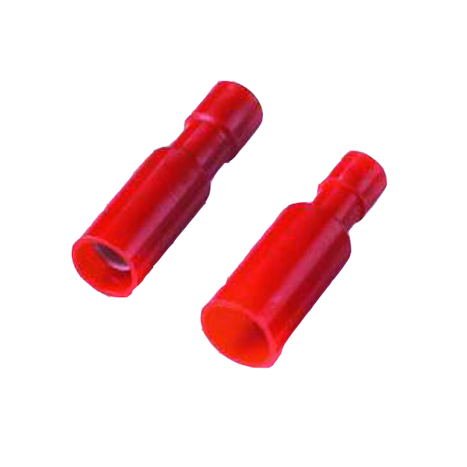 Insulated Terminal Bullet - 4 Pairs - 22-18 Gauge - Red