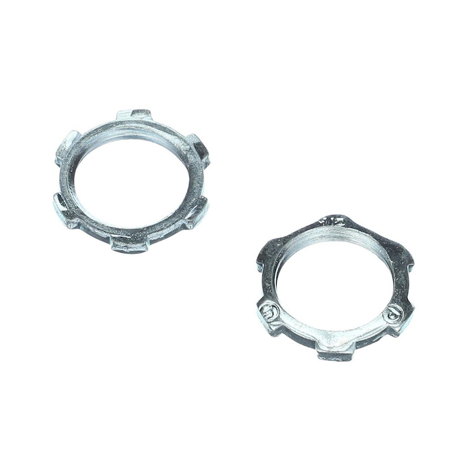 Locknuts - Steel - Rigid - 1 1/2" - 4/Pk