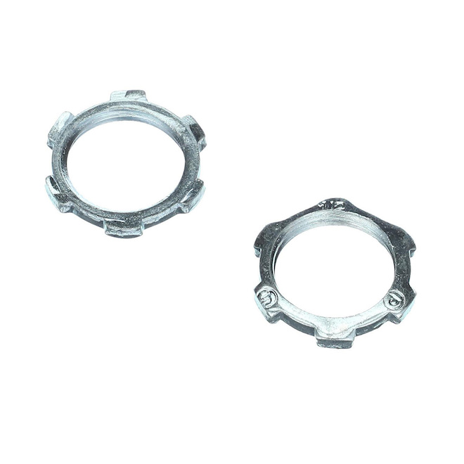 Locknuts - Steel - Rigid - 1 1/4" - 4/Pk
